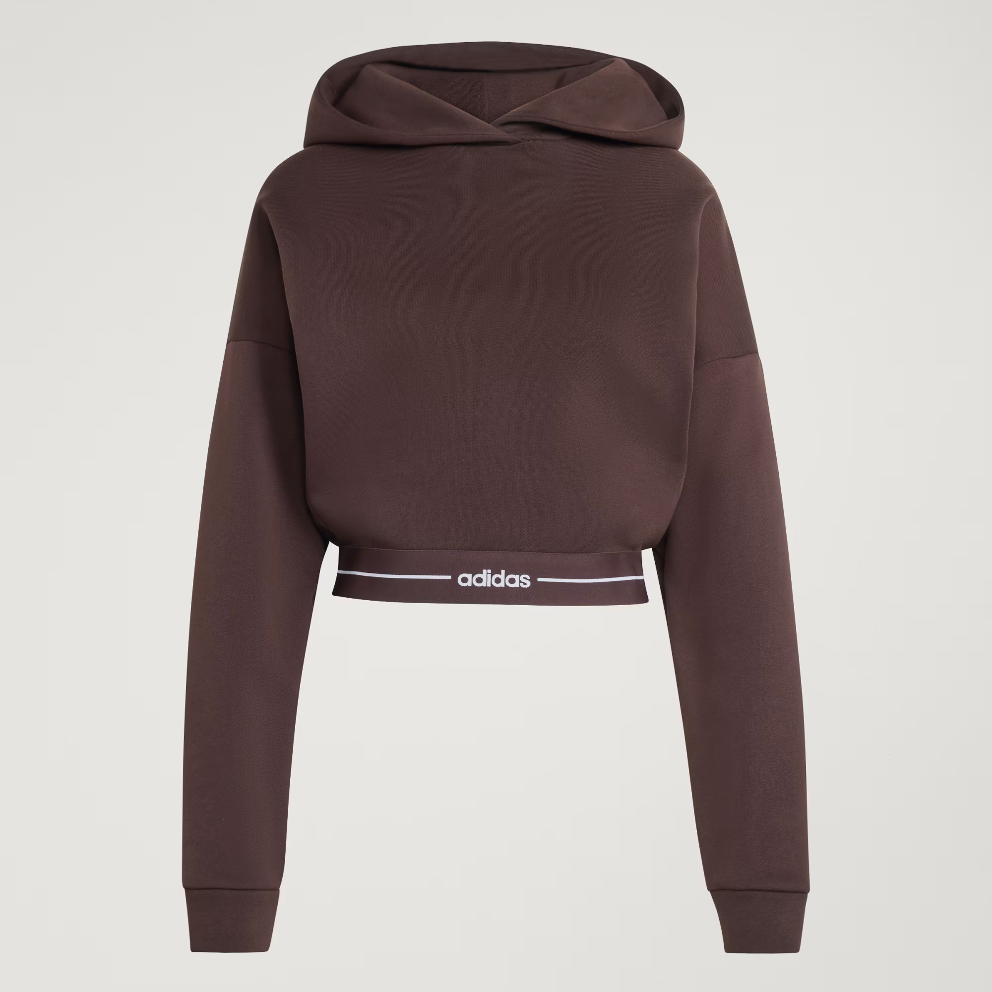 adidas Hyperglam Cropped Hoodie
 - Brown | adidas UK | adidas (UK)