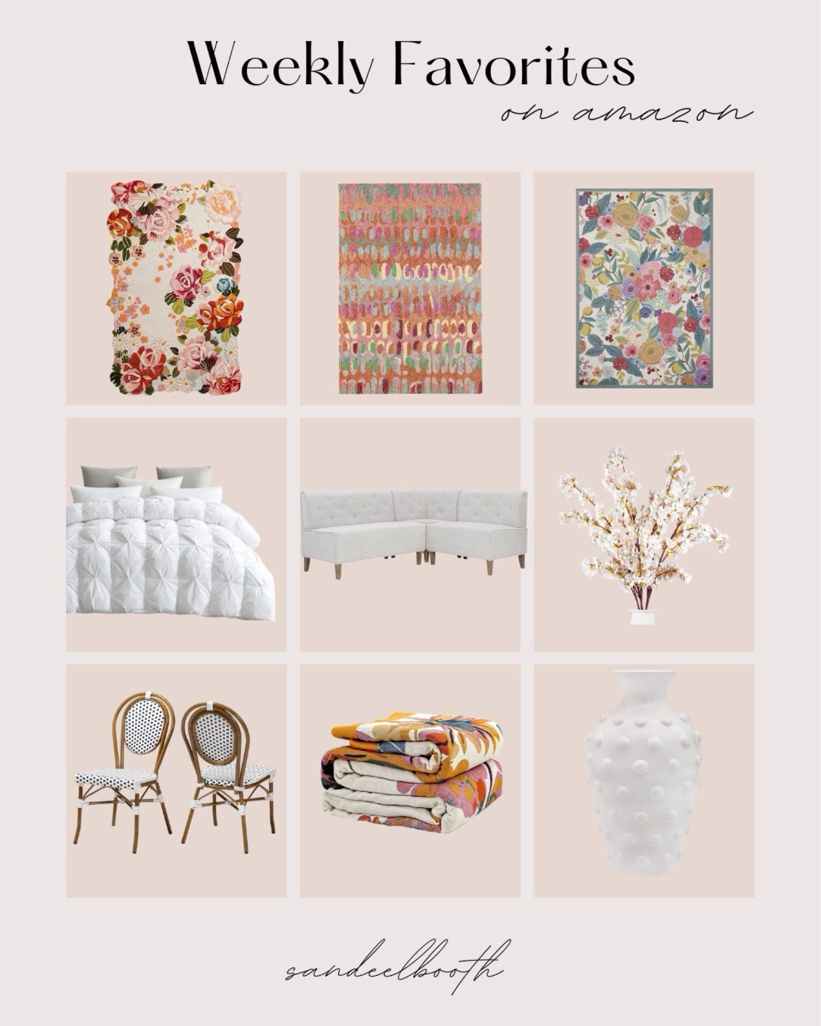 Amazon weekly best sellers!

Amazon home decor, affordable rugs, looks for less

#LTKhome #LTKstyletip