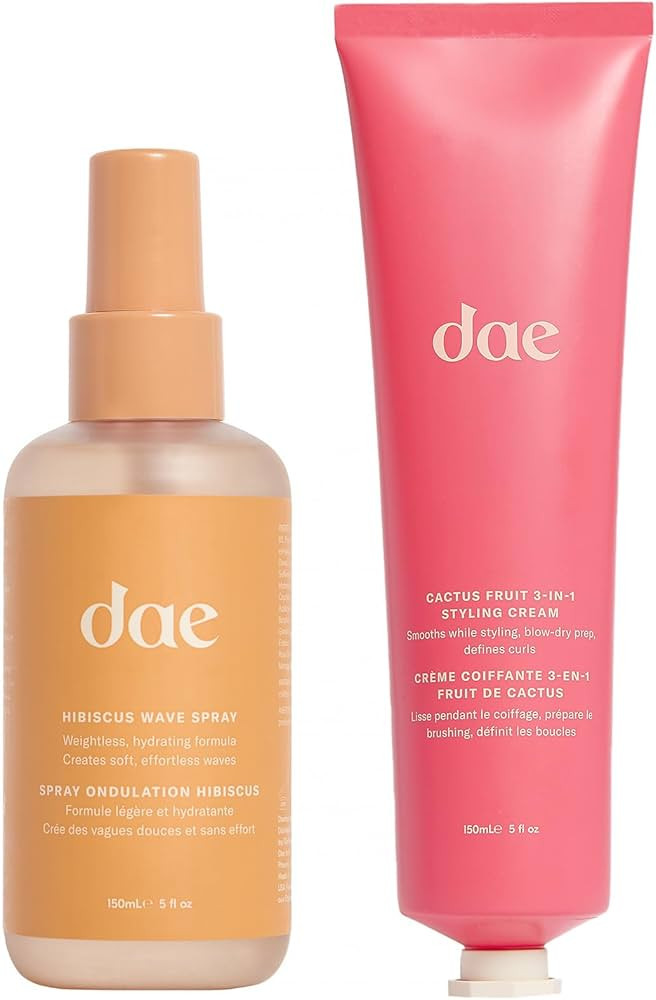 DAE 3-1 Cactus Fruit Styling Cream & Hibiscus Wave Spray | Amazon (US)