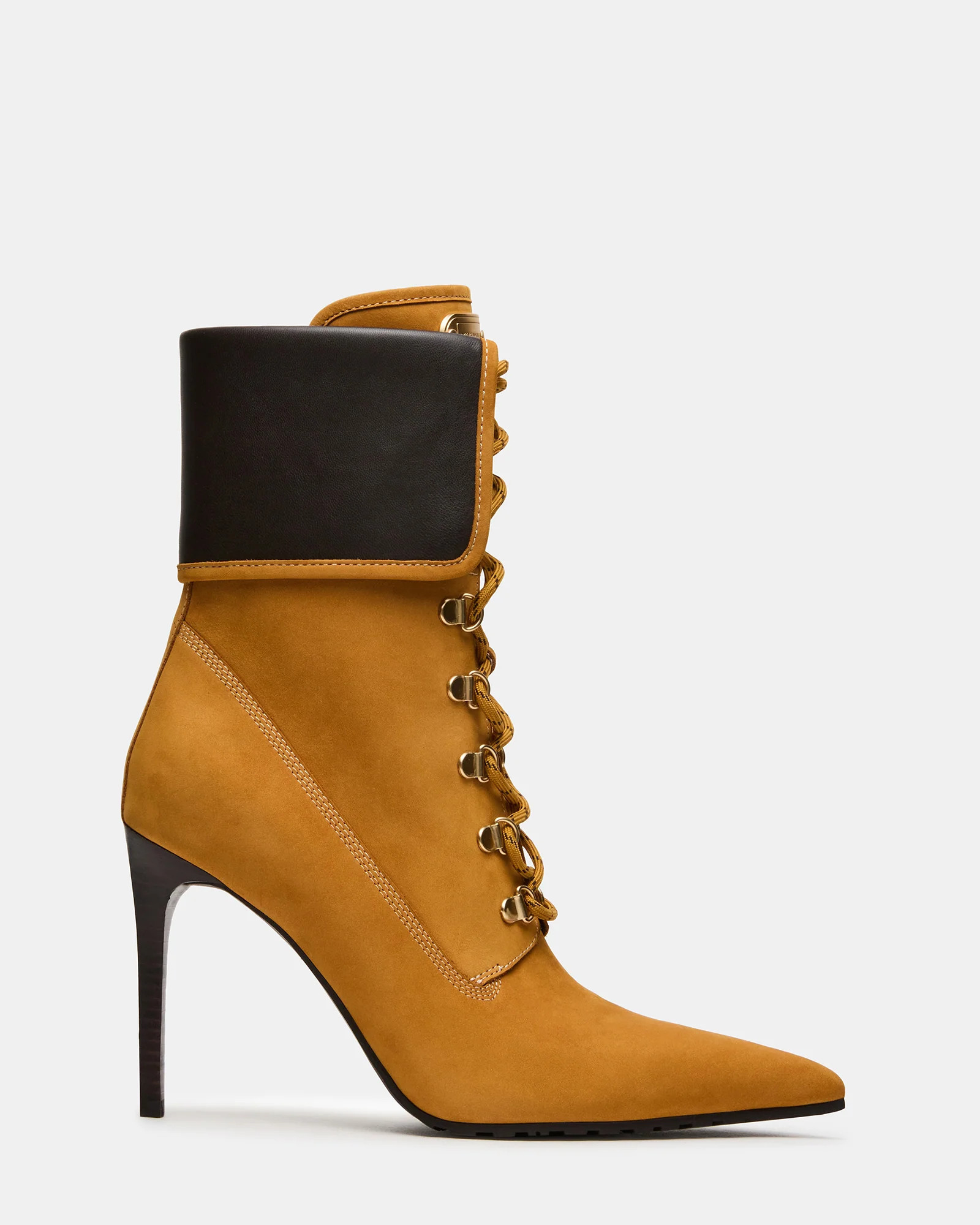 Steve Madden Women's Morals Lace-Up Booties - Wheat Nubuck - Size 8.5 - Leather | Steve Madden (US)