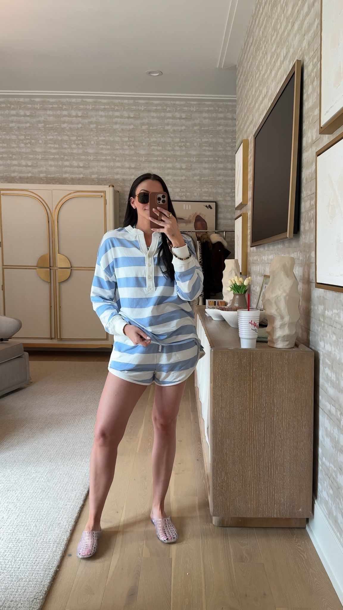 Lounge sets and jelly flats all day 

#LTKgrwm #LTKootd #LTKmomlife