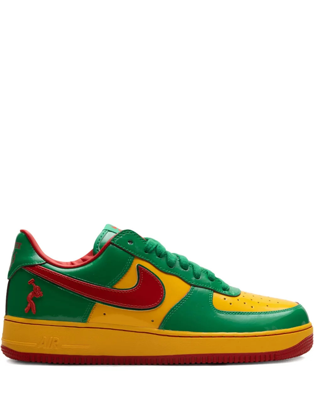 "Nike x Lil Yachty Concrete Boys Air Force 1 Low ""Lucky Green/Mystic Red"" sneakers" | Farfetch Global