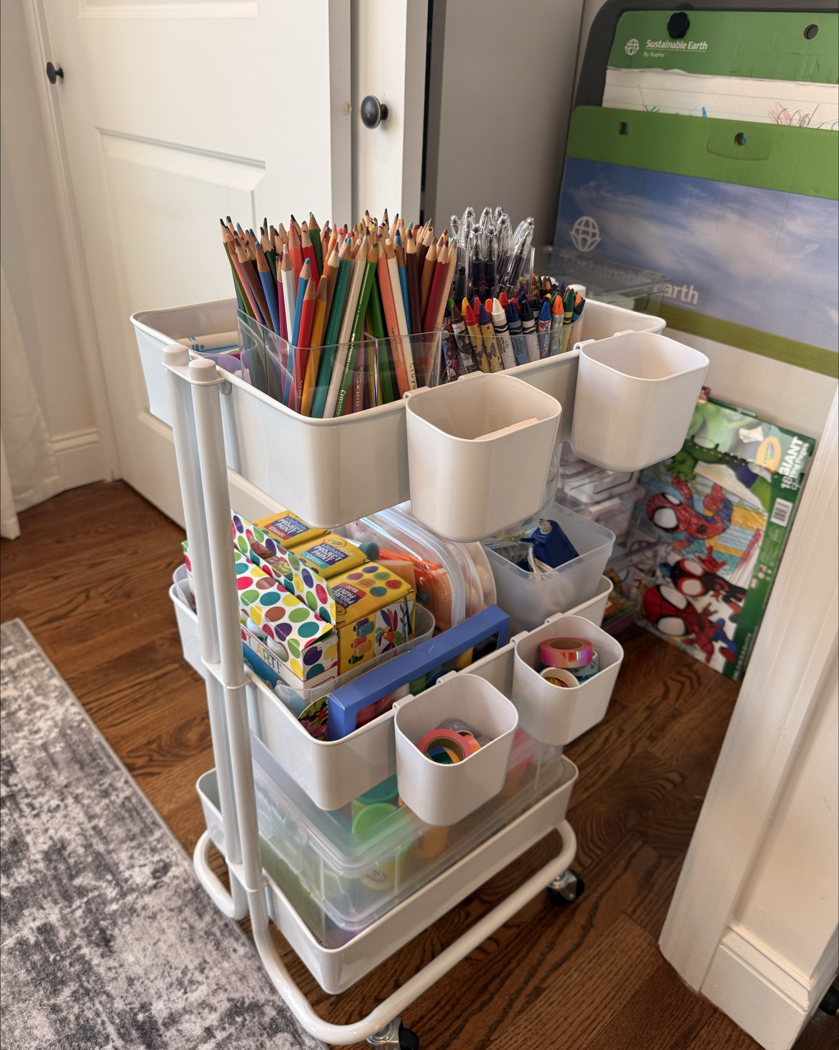 Kids arts and crafts organization inspo. 

#LTKmomlife #LTKKids #LTKHome