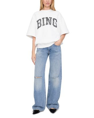 Anine Bing Jay Logo Sweatshirt  | Bloomingdale's Women | Bloomingdale's (US)
