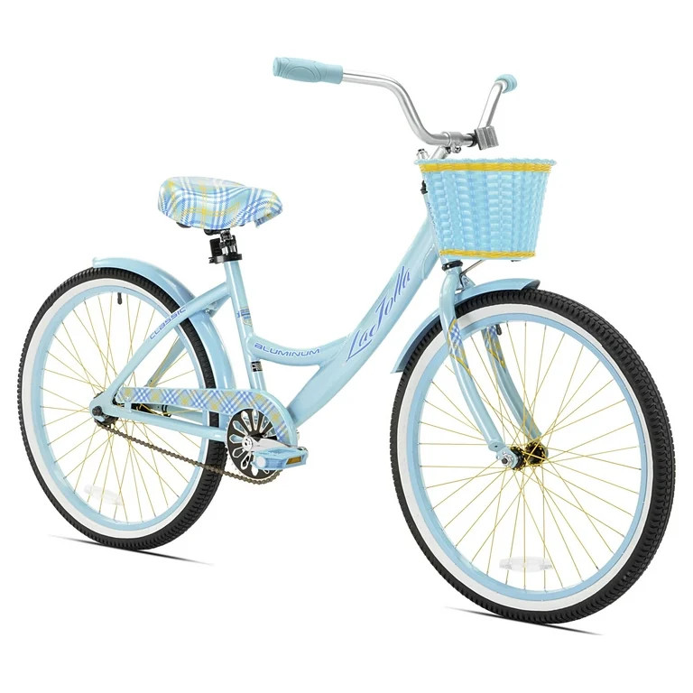 Kent 24" La Jolla Girls Child/Teen Cruiser Bike, Light Blue | Walmart (US)