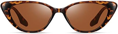 Retro Vintage Narrow Cat Eye Sunglasses for Women 90s Small Chic Style Trendy Sunnies UV400 Prote... | Amazon (US)