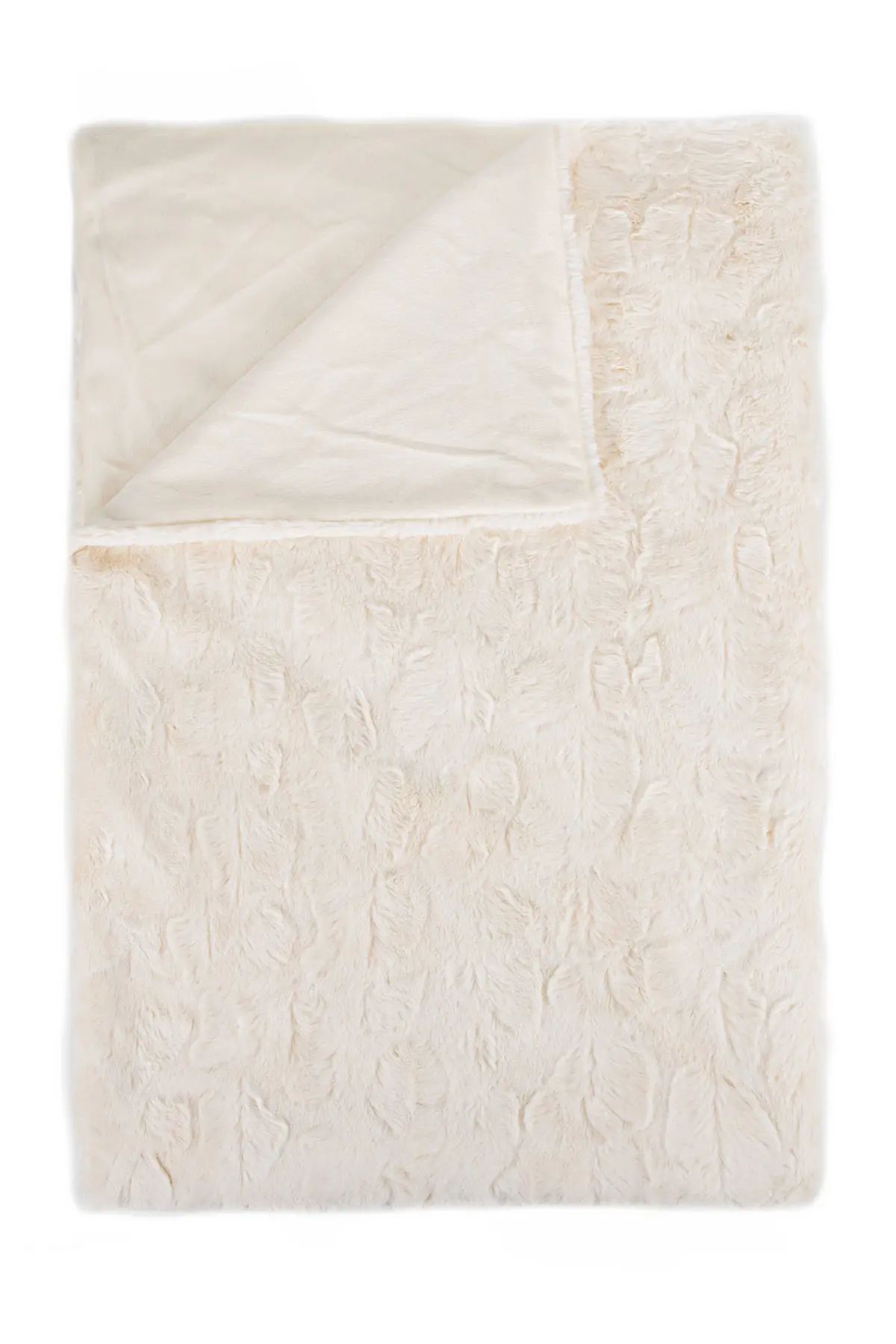 LUXE Reno Off-White Faux Fur Throw- 50" x 60" at Nordstrom Rack | Nordstrom Rack