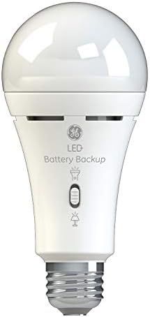 LED+ Backup Battery Light Bulb, A21, Emergency Light Bulb, 60-Watt Replacement, Soft White, Recha... | Amazon (US)