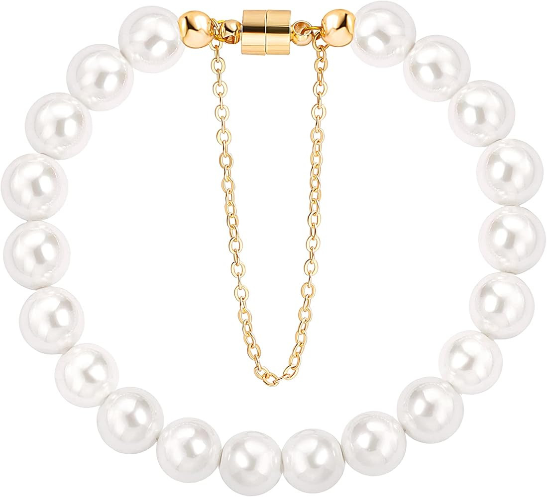 Cultured Freshwater Single Pearl Bracelet Handmade Genuine Leather Wrap Bracelet Agate Malachite ... | Amazon (US)