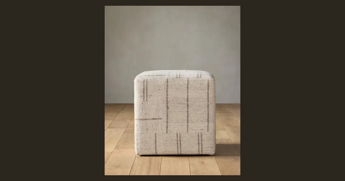 Jae Cube Stool | Joon Loloi | Joon Loloi