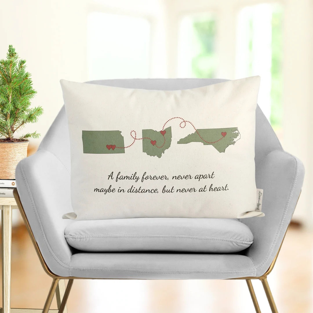 Personalized Gift for Mom State Pillow Gift for Parents - Etsy | Etsy (US)