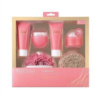 EcoTools Just Glow with It Beauty Tools Gift Set - 6ct | Target