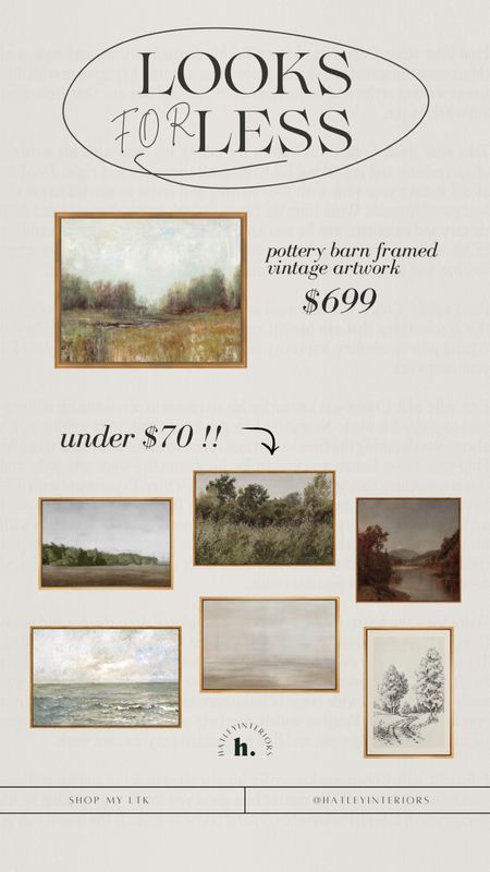 framed vintage artwork for less !! 

love that vintage artwork has made a comeback over the last few years - but if you can’t make it to your local thrift store, here’s some of my favorites! 🤎🖼️



vintage art, wall art, gallery wall, framed artwork, affordable home decor, pottery barn dupe, designer dupes, looks for less 

#LTKfindsunder50 #LTKhome #LTKfindsunder100