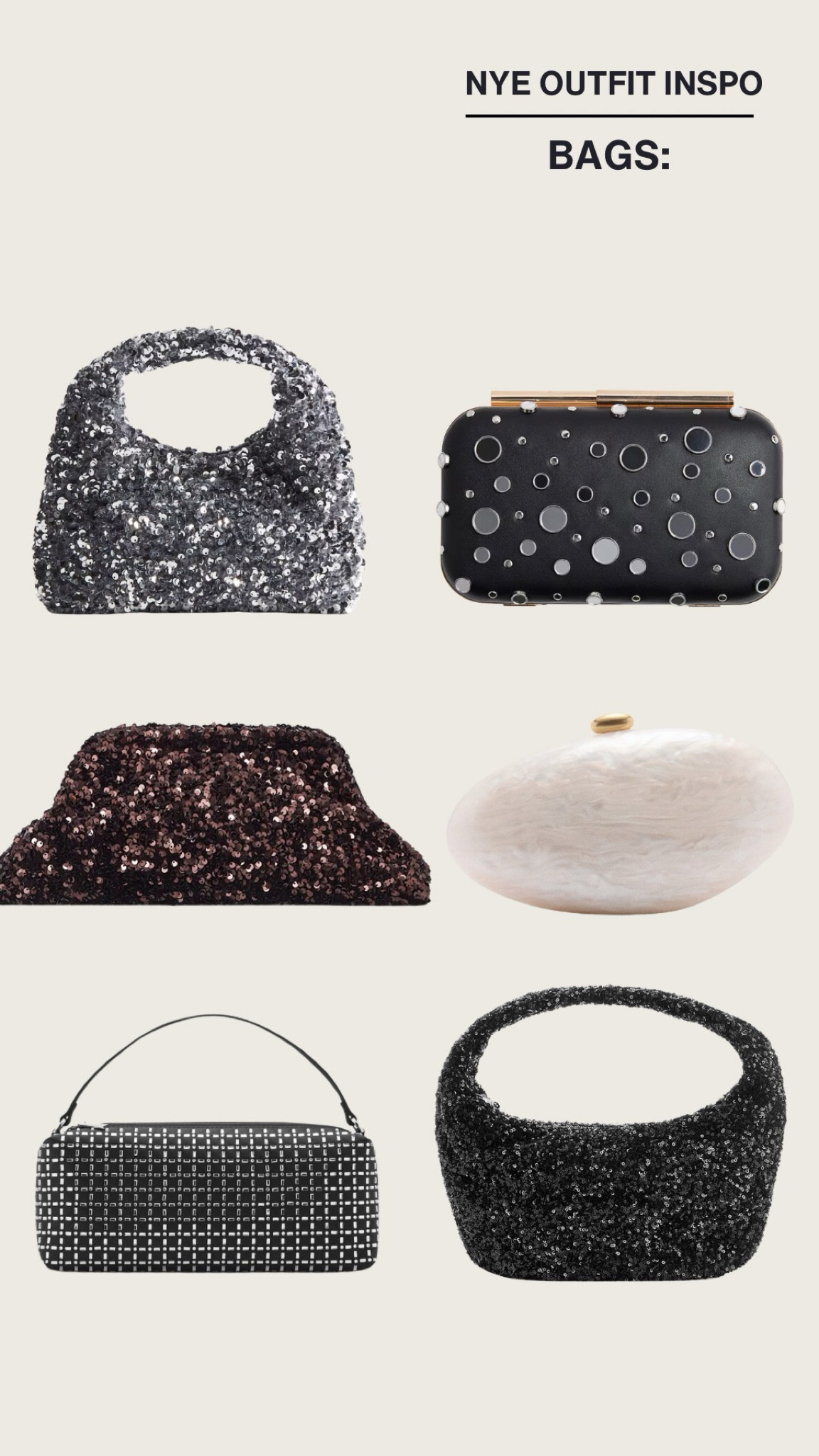 NYE bags

#LTKpartywear #LTKstyletip