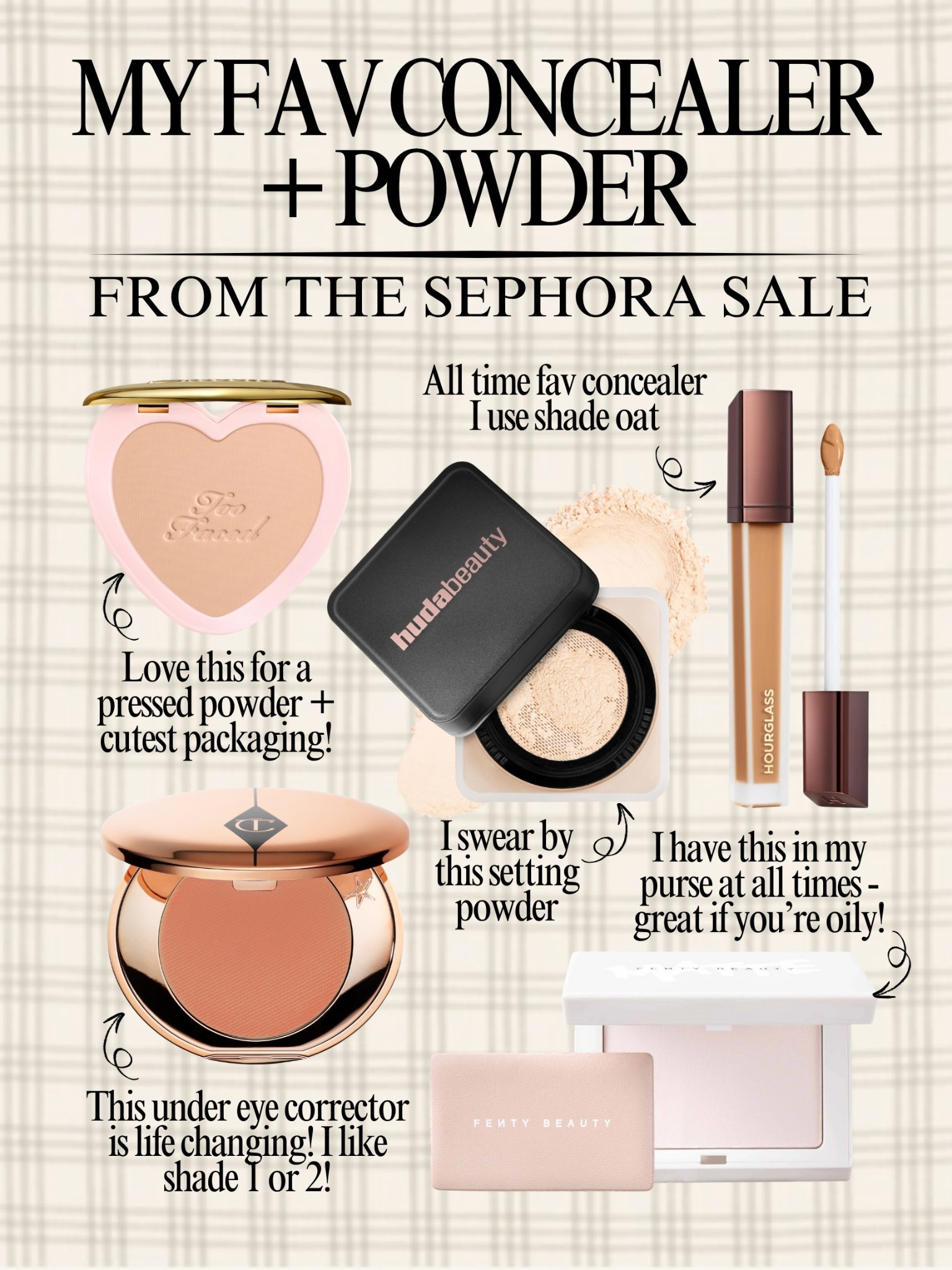 My favorite concealer and powders on sale for the Sephora sale! 

#LTKSeasonal #LTKBeauty #LTKSaleAlert