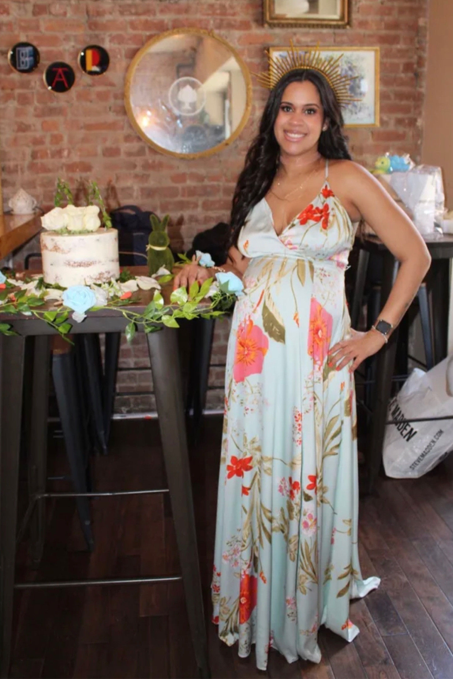 This tropical baby shower dress is also perfect as a maternity wedding guest dress!!

#LTKbump #LTKwedding #LTKunder100