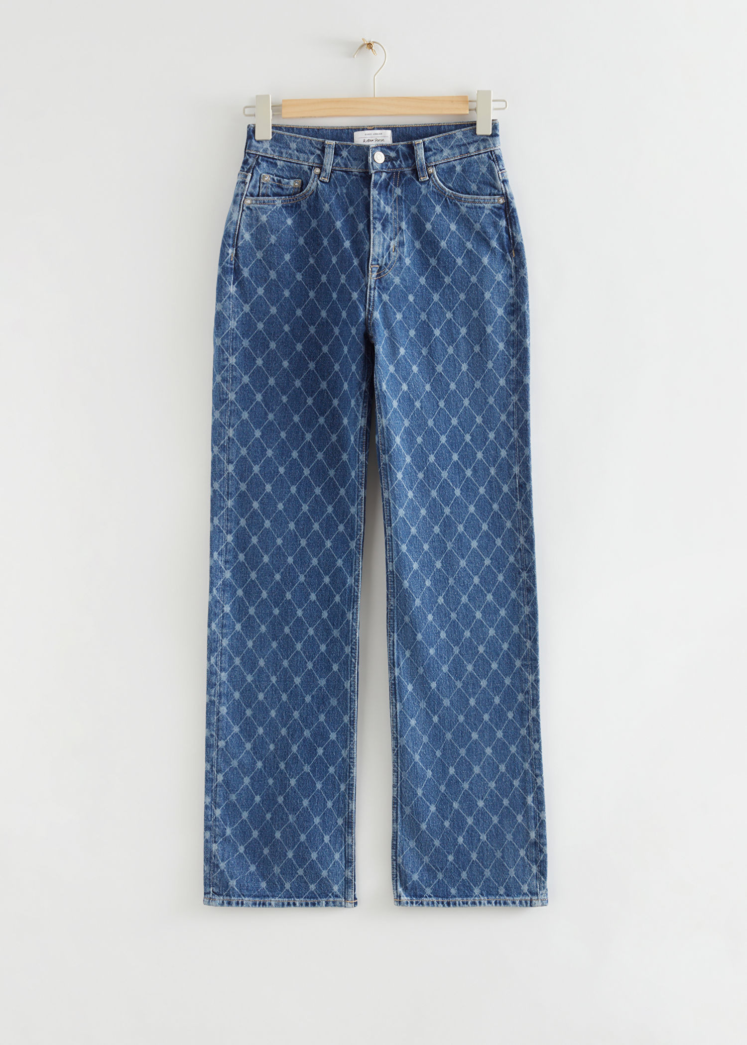 Distressed Laser Print Flared Jeans | & Other Stories US
