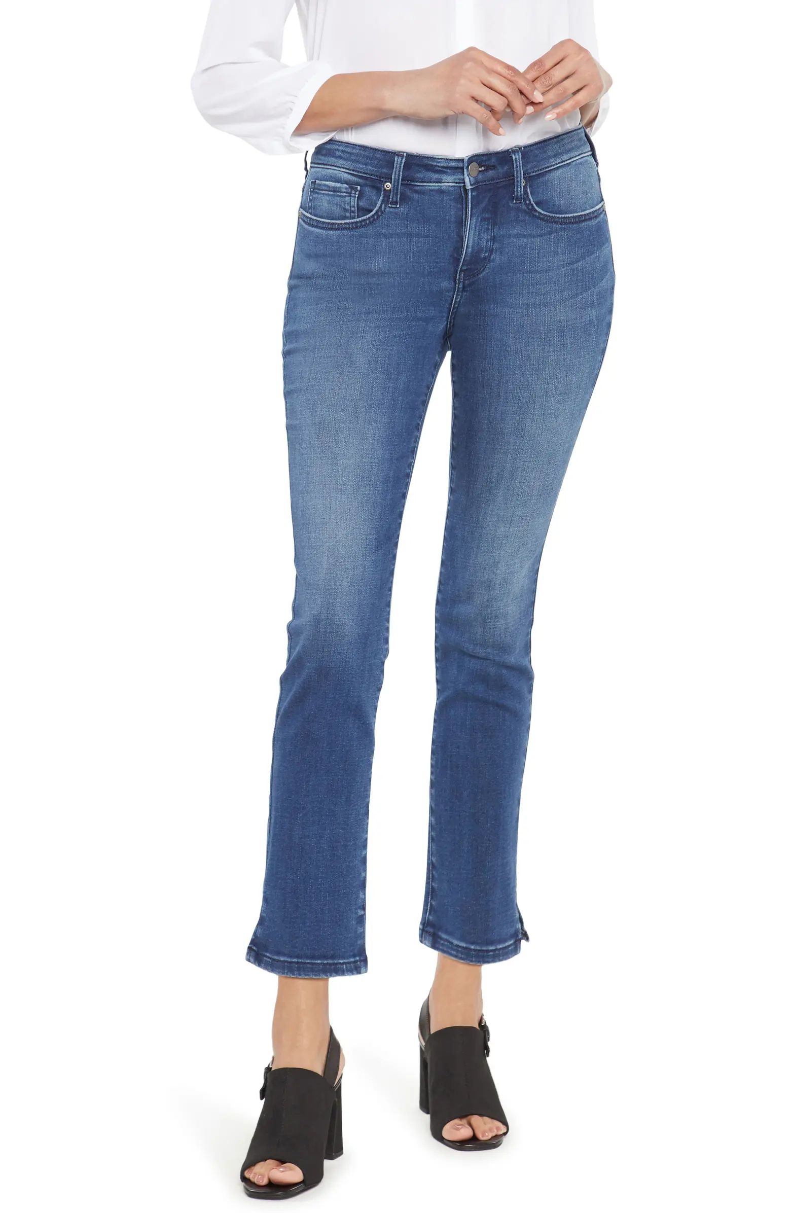 Sheri Side Slit Ankle Slim Jeans | Nordstrom