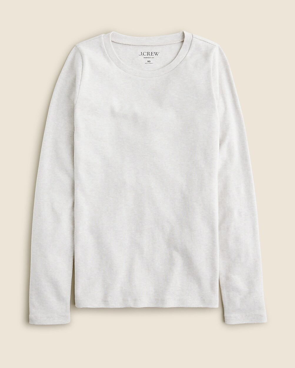 Perfect-fit long-sleeve crewneck T-shirt | J. Crew US