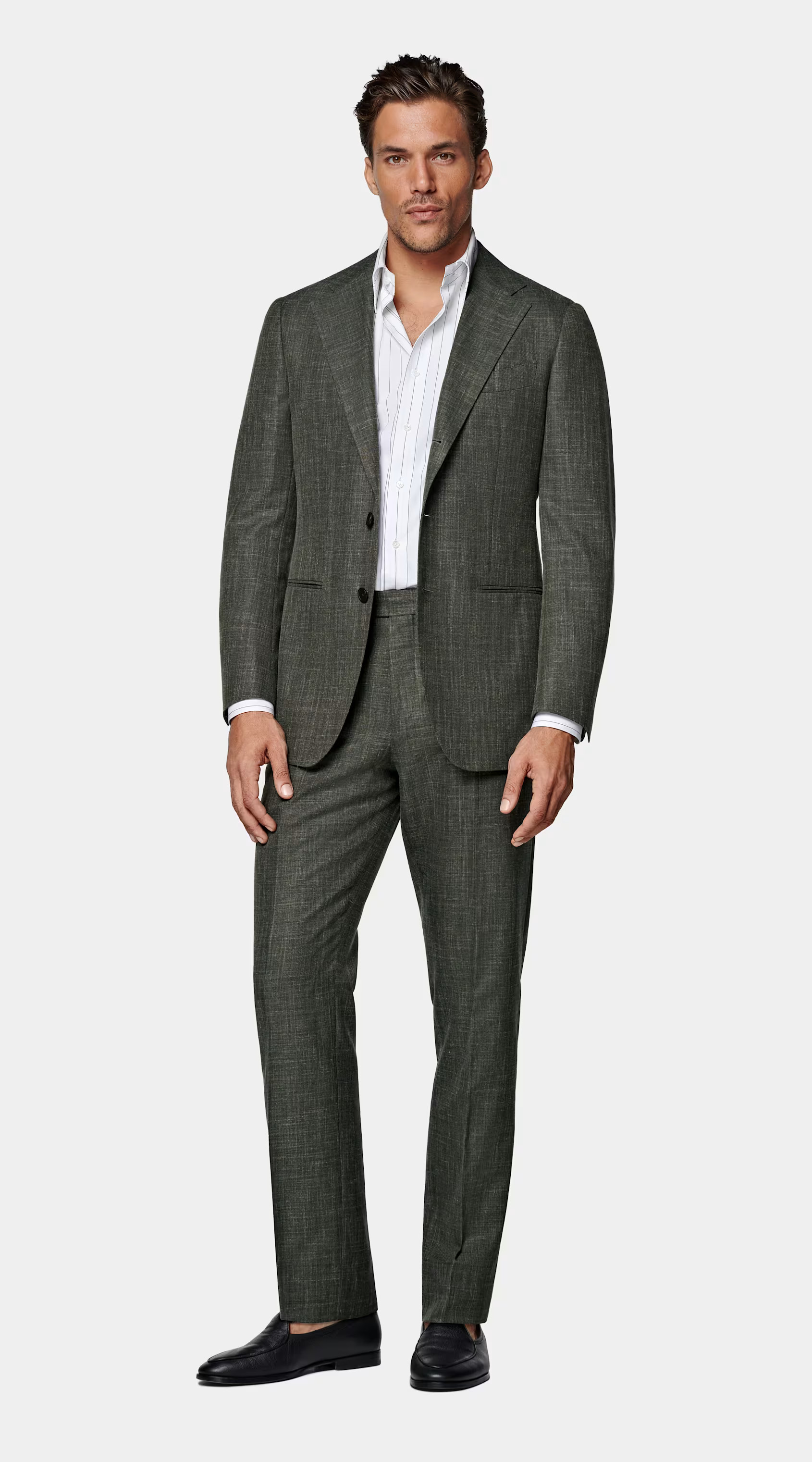 Dark Green Tailored Fit Havana Suit | Suitsupply (US)