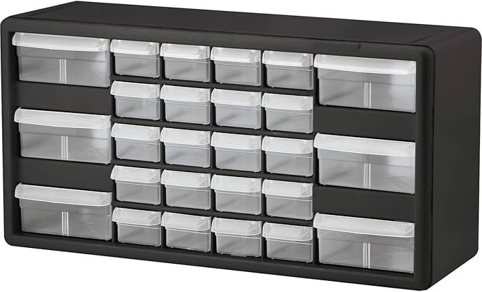 Akro-Mils 26-Drawer Plastic Drawer Storage Cabinet for Garage Organization, Bead Organizer, Build... | Amazon (US)