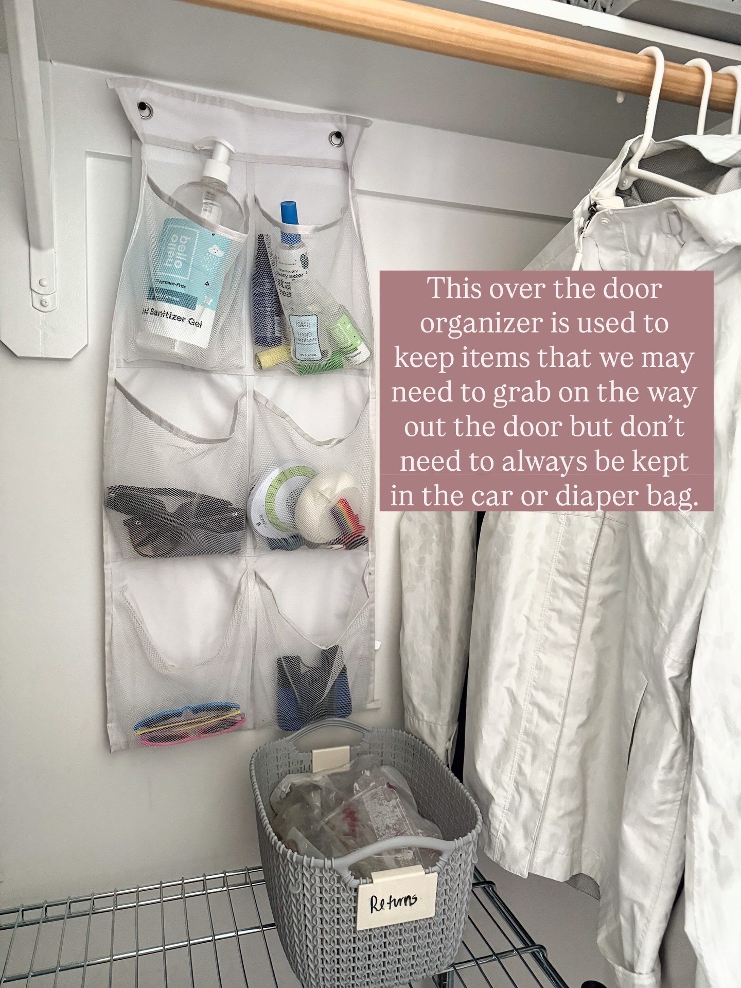 This pocket storage is so multi use! 

#LTKFamily #LTKHome #LTKKids