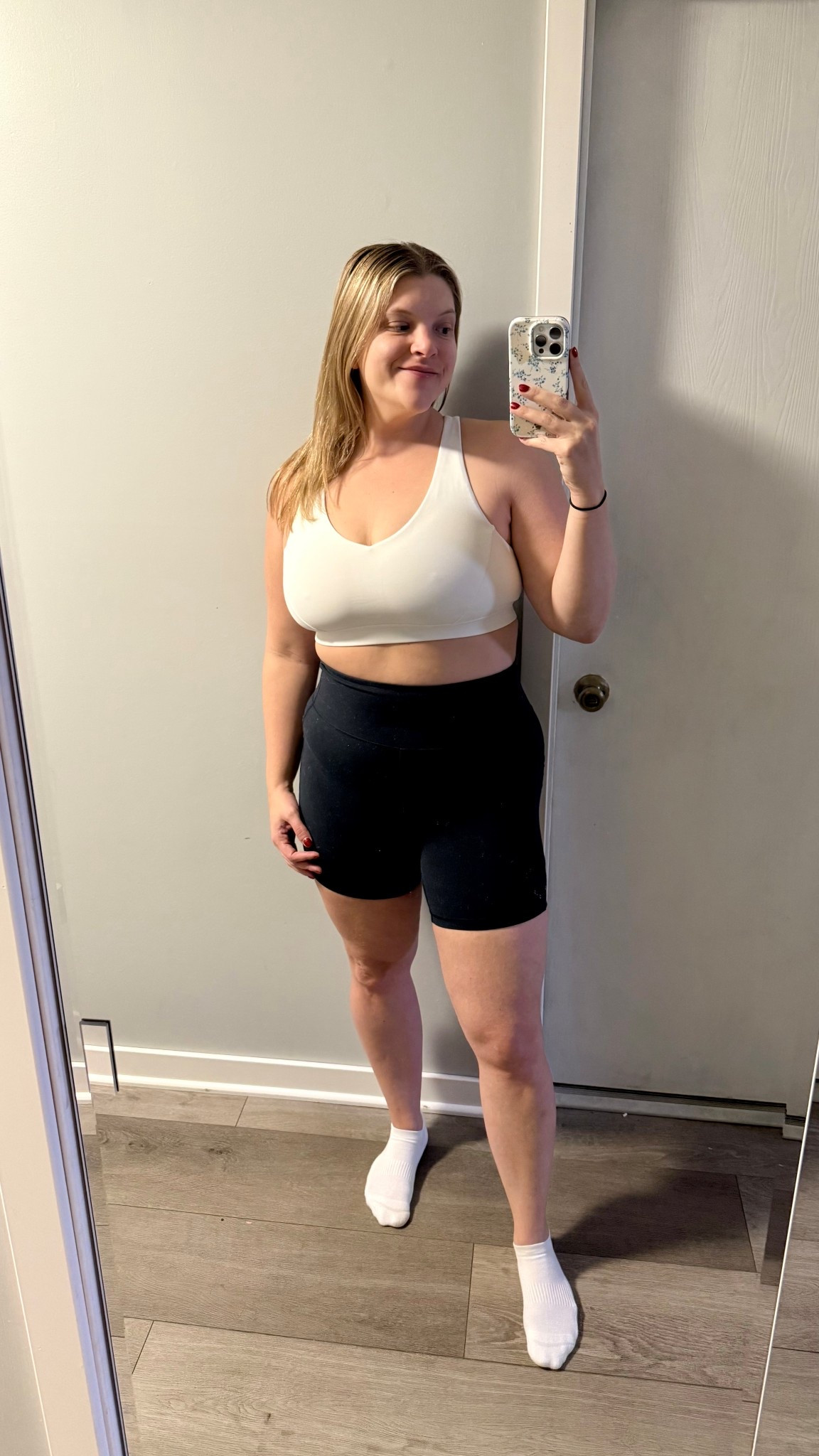 Today’s Pilates Outfit 🧘🏼‍♀️
Top - CRZ Yoga - XL (38DD chest)
Shorts - CRZ Yoga - XL (these are navy but the color is sold out. This style is still available in other colors. Linked other navy blue options too!)


#LTKActive #LTKMidsize