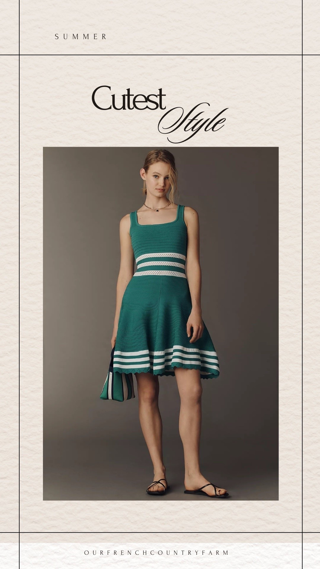 In love with this color, the stripes, and the edge detailing! Had to have for Summer! ￼

#LTKmomlife #LTKPetite #LTKOver40