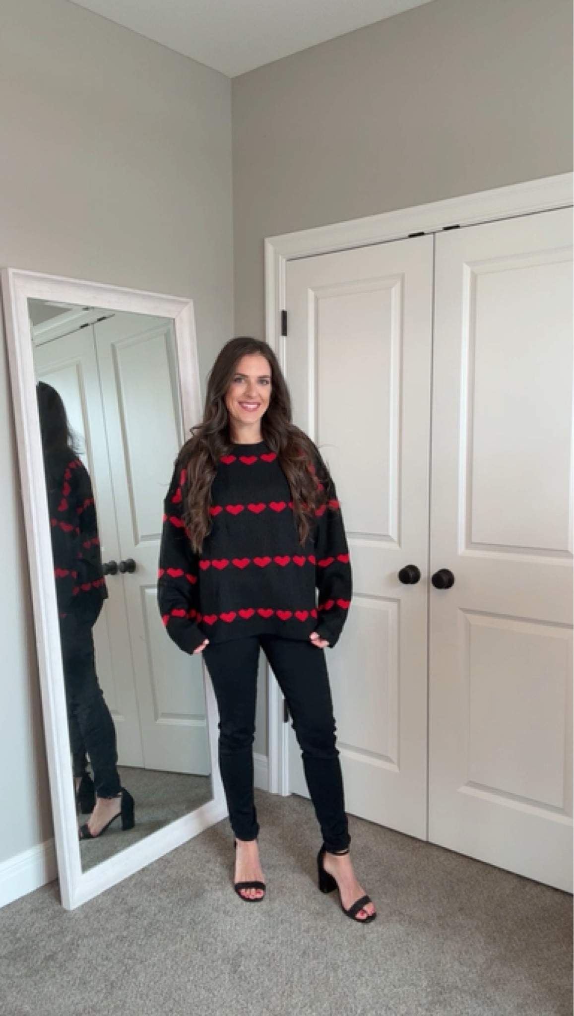 Cozy Valentine’s Day outfit featuring an Amazon sweater—winter outfit idea, casual Valentine’s look, budget-friendly fashion

#LTKValentine #LTKSeasonal #LTKootd
