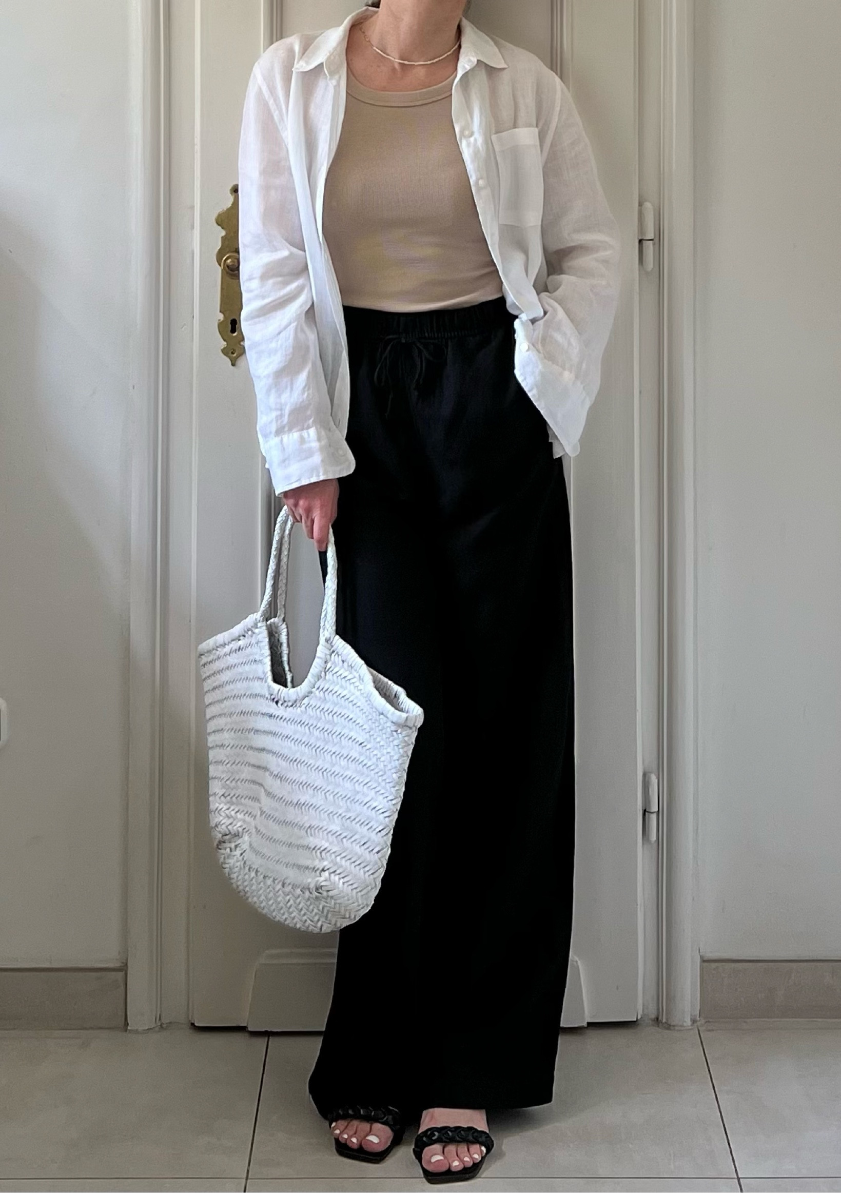 Summer essentials, white eoven bag, white linen shirt, ribbed top, Dragon Diffusion bag, summer outfitt

#LTKsummer #LTKuk #LTKbag