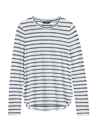 Petite Luxespun Curved Hem T-Shirt | Banana Republic (US)