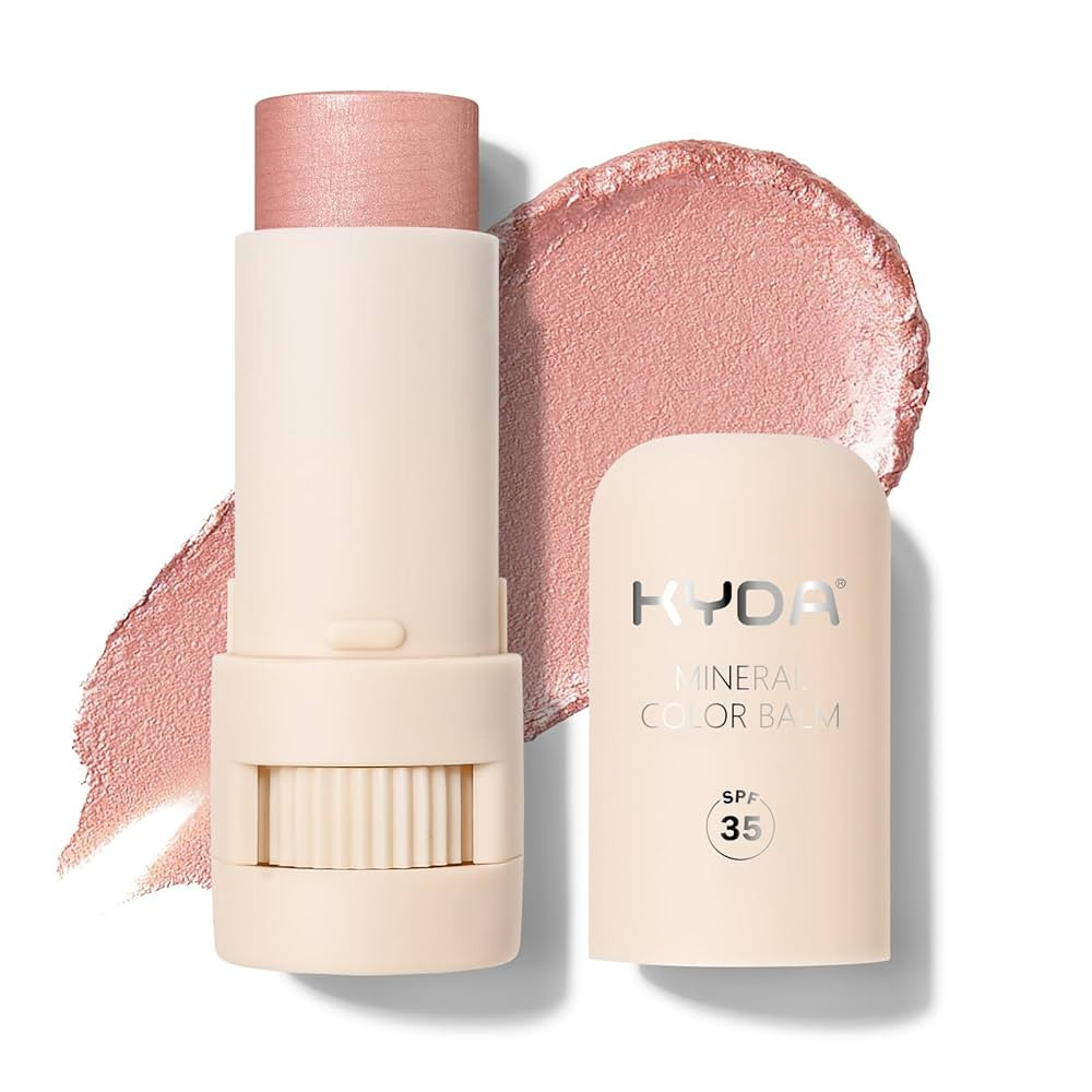KYDA Mineral Color Balm, Buildable Shimmer Color for Lips and Cheeks, Broad spectrum SPF 35, Natu... | Amazon (US)