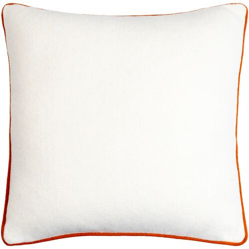 Ackerly Wool Contrast Welt Pillow | One Kings Lane