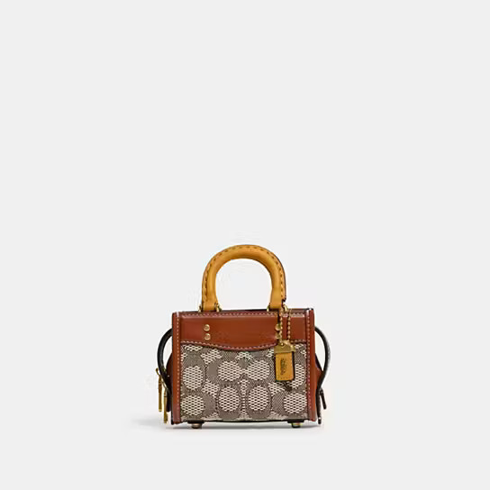Rogue 12 In Signature Textile Jacquard | Coach (US)