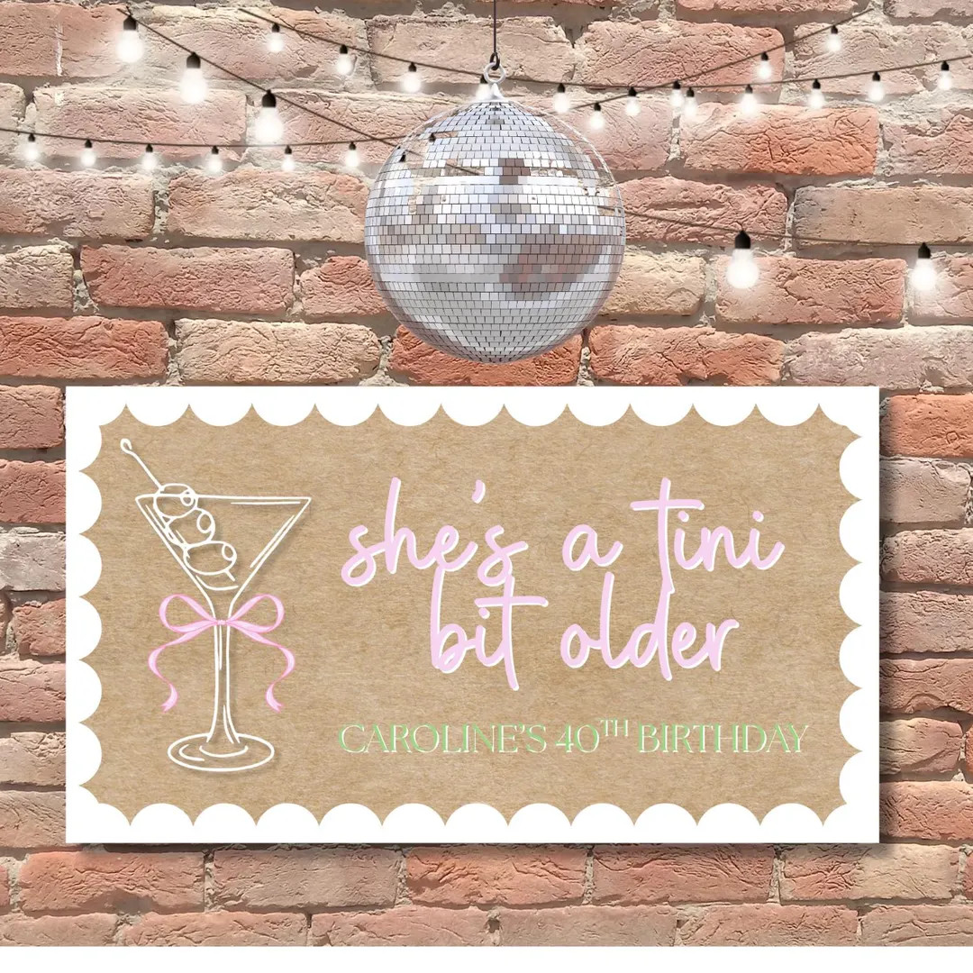 She's a tini bit older Banner Template | Etsy (US)
