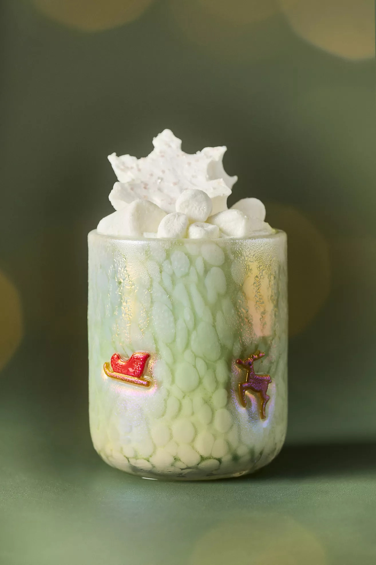 Festive Lustered Icon Juice Glass | Anthropologie (US)