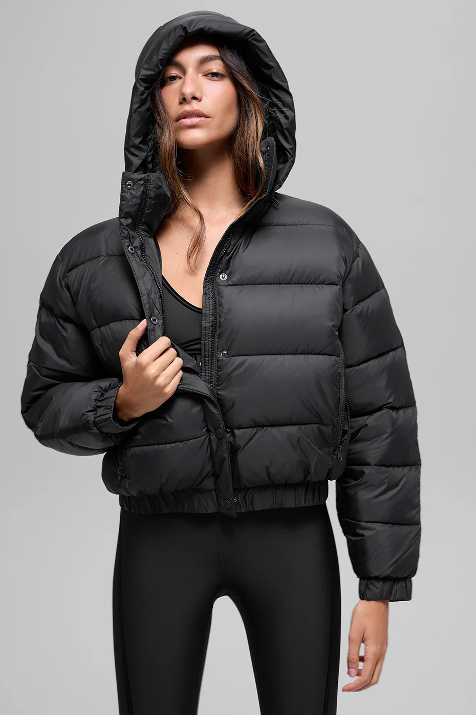 ALO | Aspen Love Puffer Jacket in Black, Size: 2XS | Alo Yoga (US)