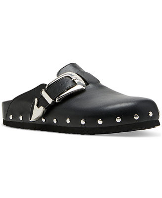 Madden Girl Ppepper Buckle Detailed Western Clogs - Macy's | Macy's