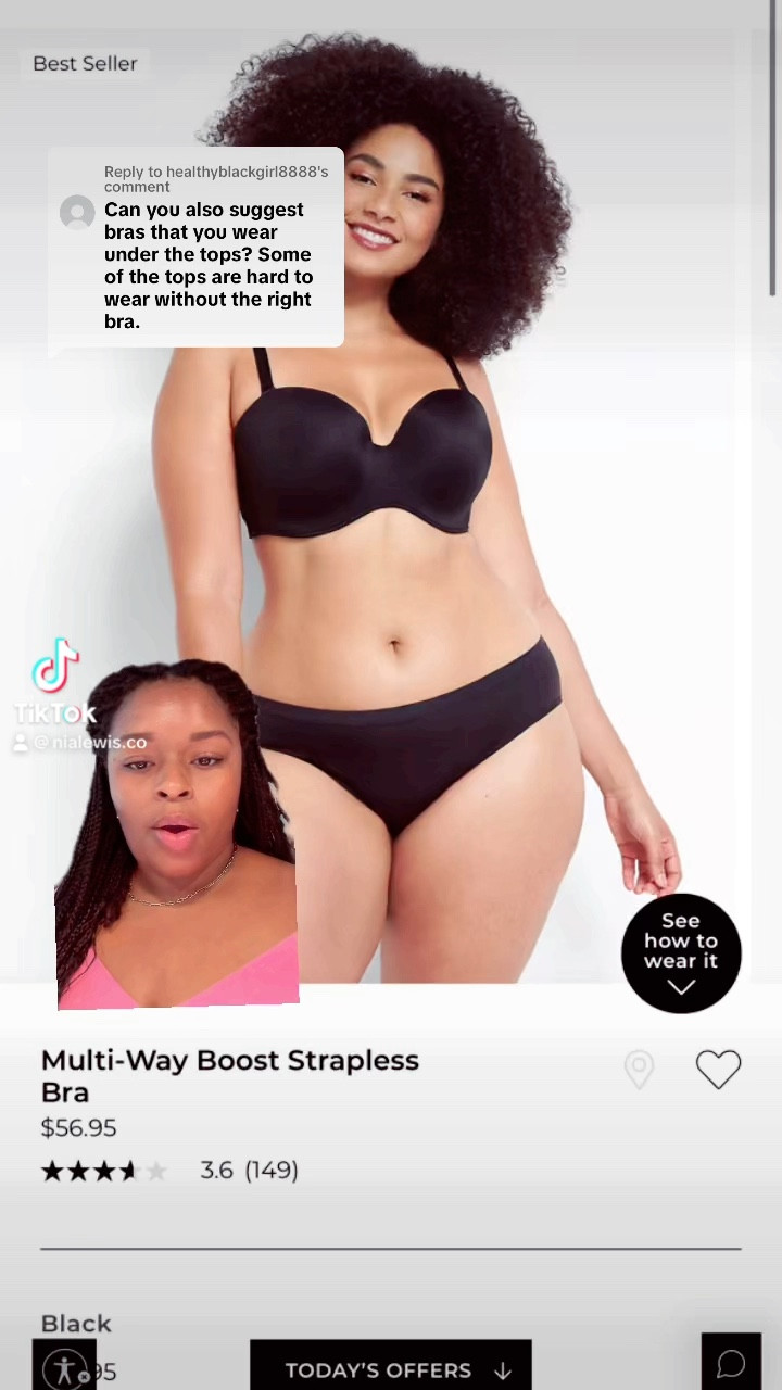 Plus size strapless bra recommendation 