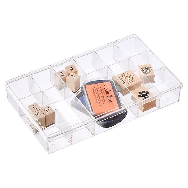 13-Compartment Clear Box | The Container Store