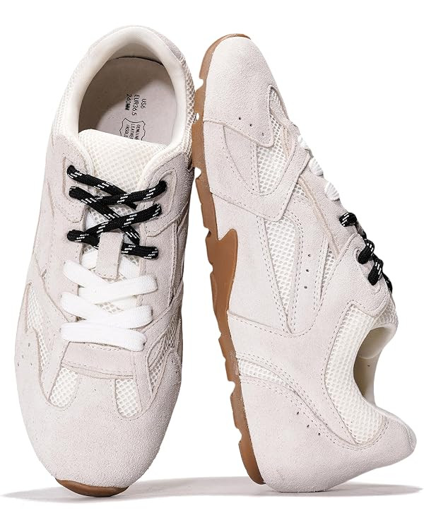 Project Cloud Leather Barefoot Shoes Women – Memory Foam Lace-Up Womens Sneakers – Lightweigh... | Amazon (US)
