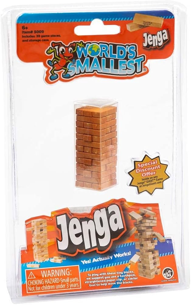 World's Smallest Jenga | Amazon (US)