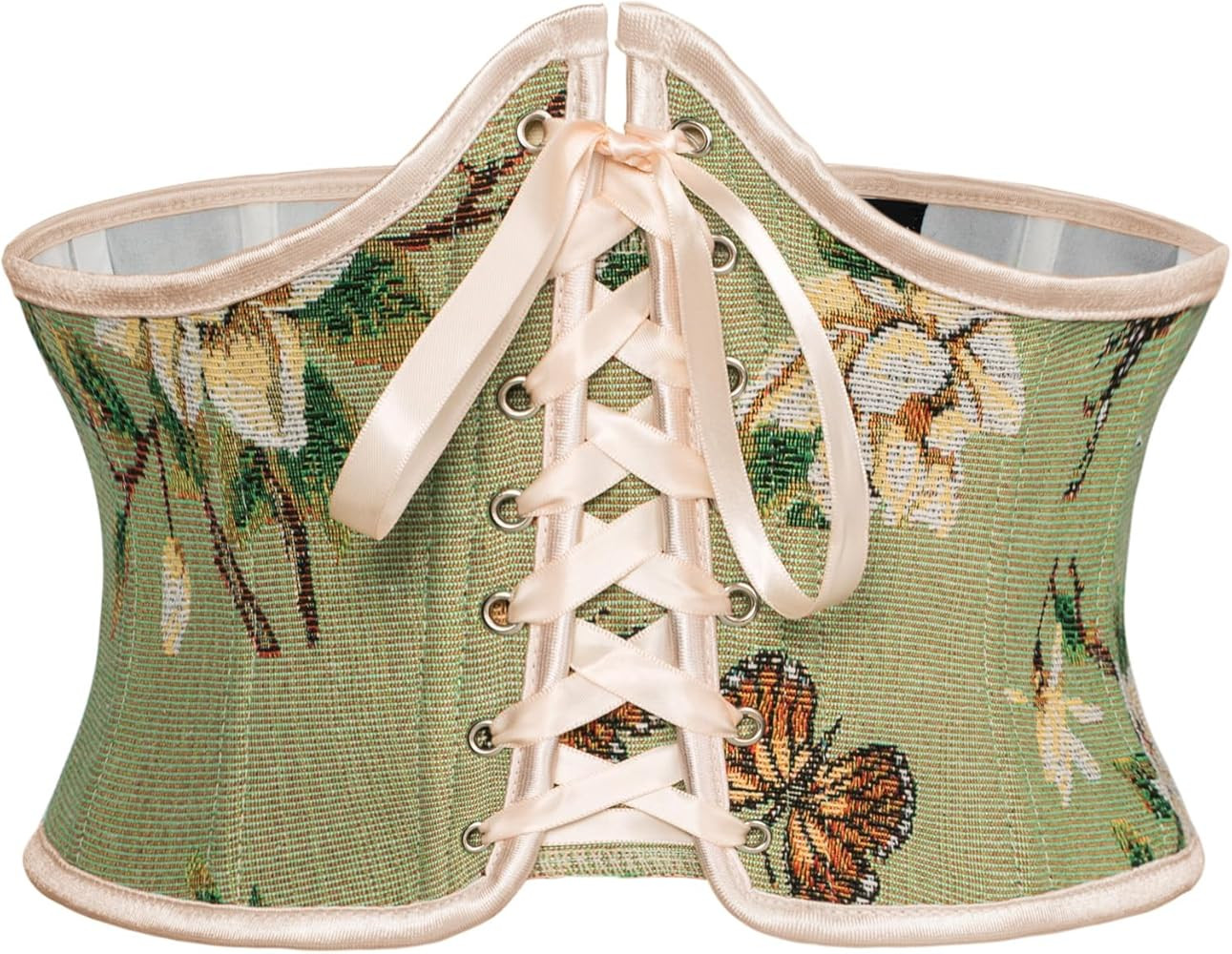 Scarlet Darkness Corset Belt for Women Renaissance Lace up Floral Wide Waist Belts | Amazon (US)