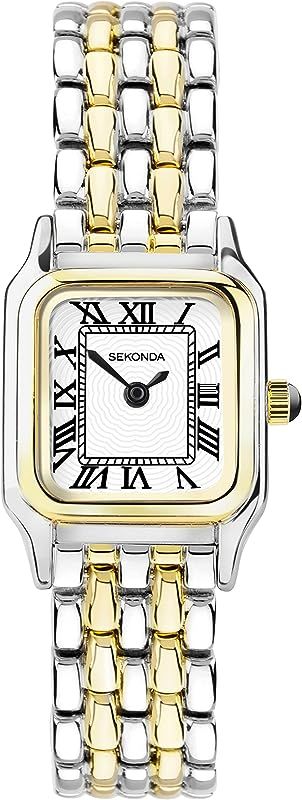 Sekonda Monica Ladies 20mm Quartz Watch in White with Analogue Display, and Alloy Strap | Amazon (UK)