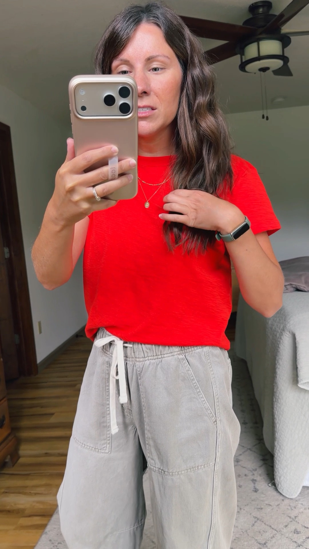 xs in my cotton tee shirt and xs short/petite in my pants (frosted morning color—I also own green!) my sandals are size 36.

#LTKPetite #LTKgrwm #LTKSeasonal