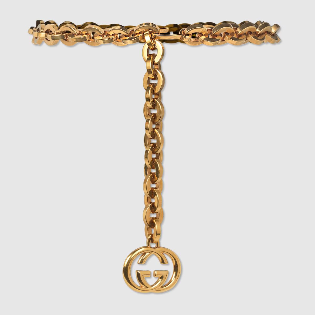 Chain belt with Interlocking G charm | Gucci (US)