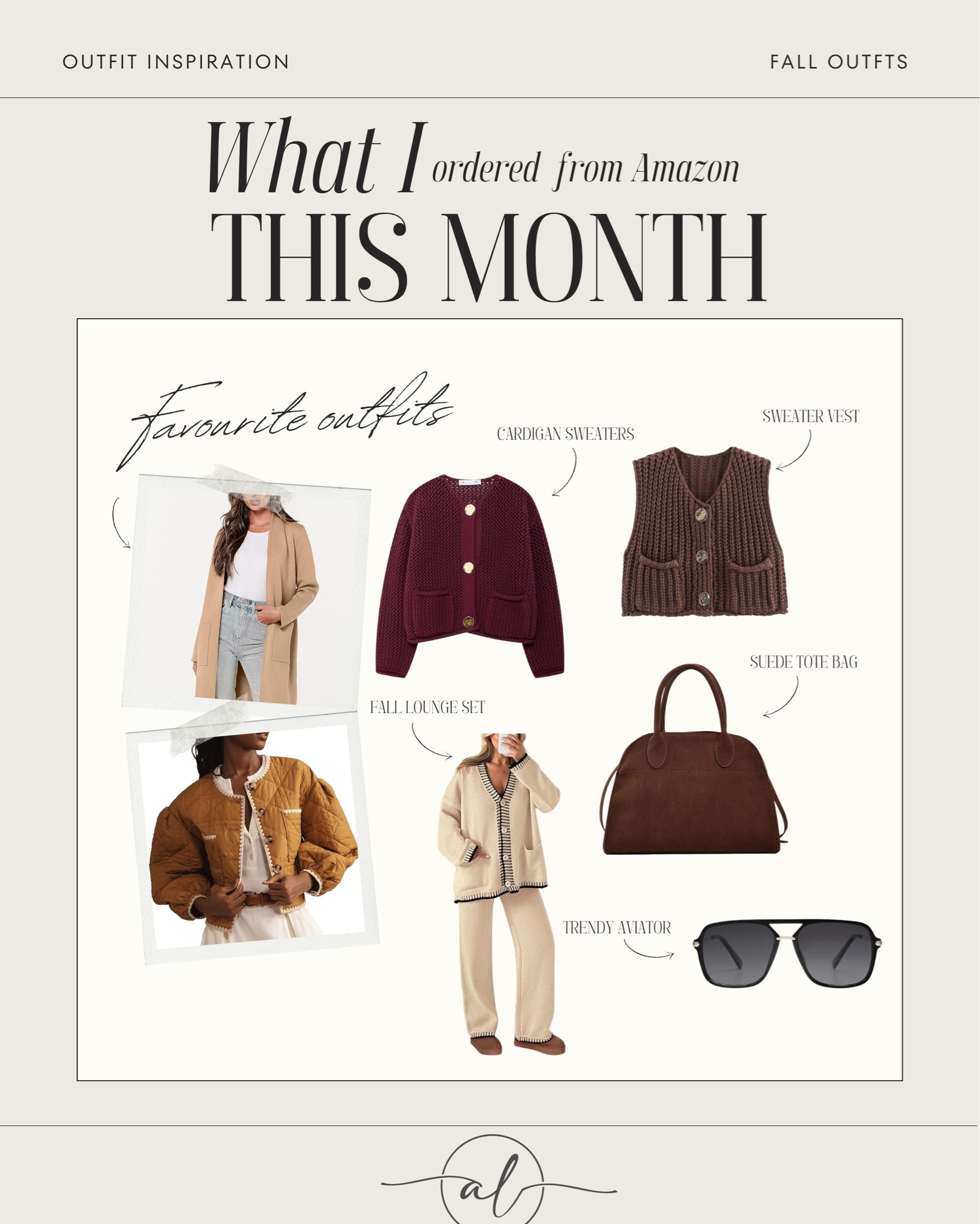 What I Ordered from Amazon this month! Loving this fall outfits 

#LTKSeasonal #LTKFindsUnder100 #LTKStyleTip