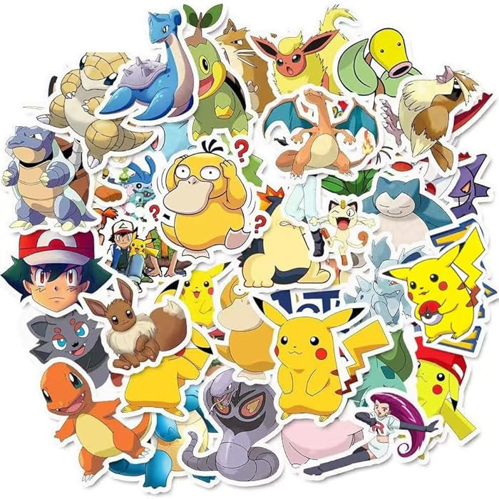Cute Cartoon Animal Stickers - 50PCS Waterproof Decorative Stickers for Laptops, Water Bottles, S... | Amazon (US)