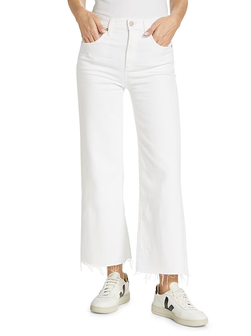 AG Jeans Saige Wide-Leg Cropped Jeans | Saks Fifth Avenue