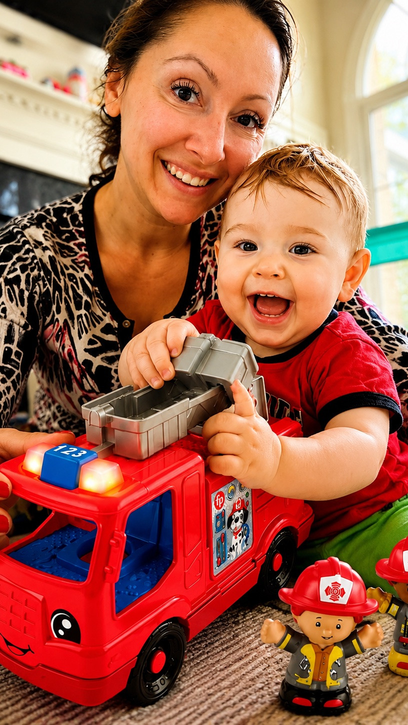 Nathan loves playing with his new Fishers Price Little People fire truck!

#LTKmomlife #LTKKids #LTKBaby